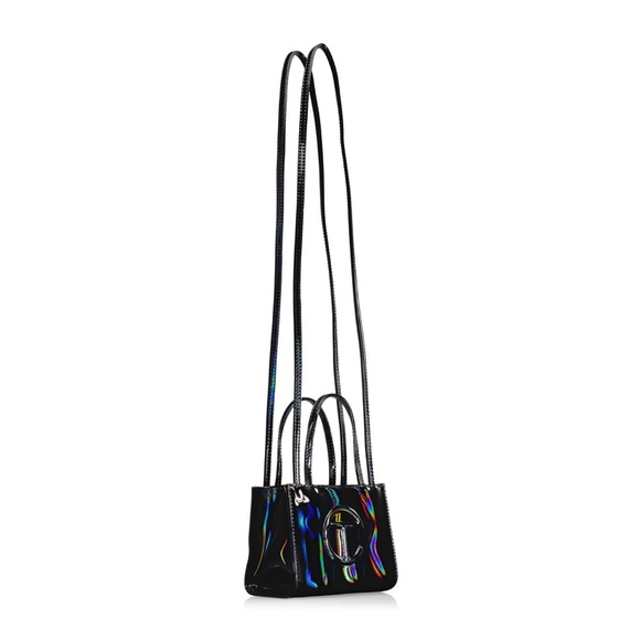 Small Black Rainbow Telfar Bag